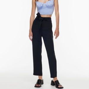 Aritzia Wilfred tie front pants